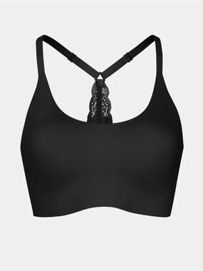 Knix Lace Racerback Bra - Black
